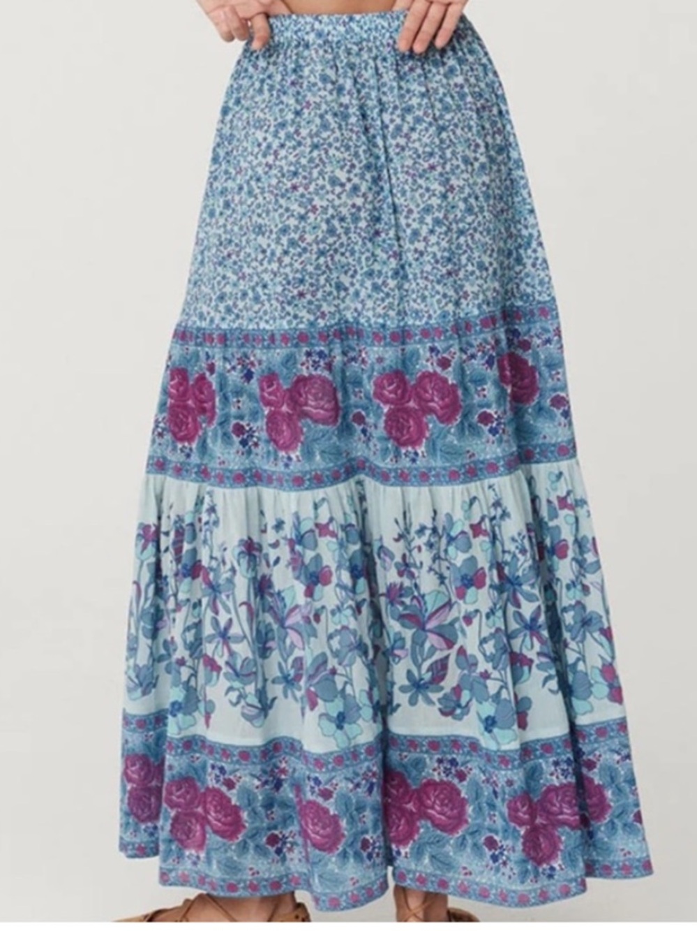 2pc Spell Love jetty maxi skirt in nirvana s & Fiona new FIONA CAMI BLUE RARE M - Picture 7 of 7